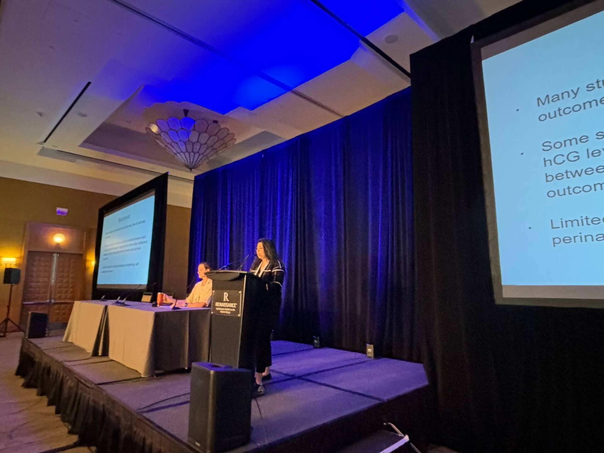FCLV fertility research presented at PCRS 2025 Pacific Coast Reproductive Society conference in Indian Wells California