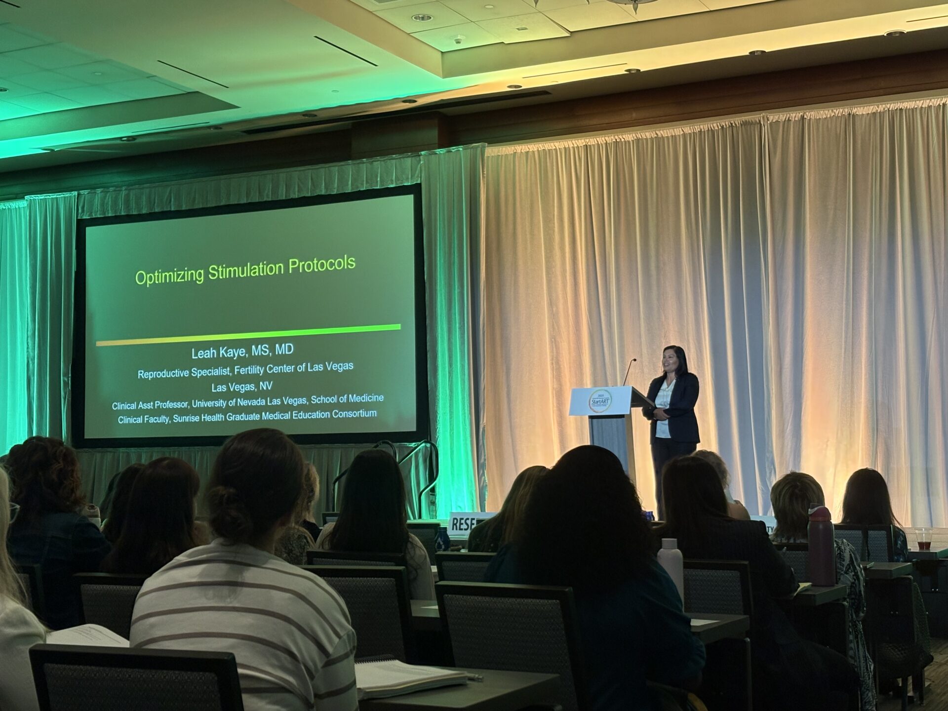 Our own Drs. Bedient and Kaye proudly presented at StartART 2025